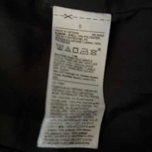 GAP tailored Blazer color black Size 0. - Picture 4 of 5